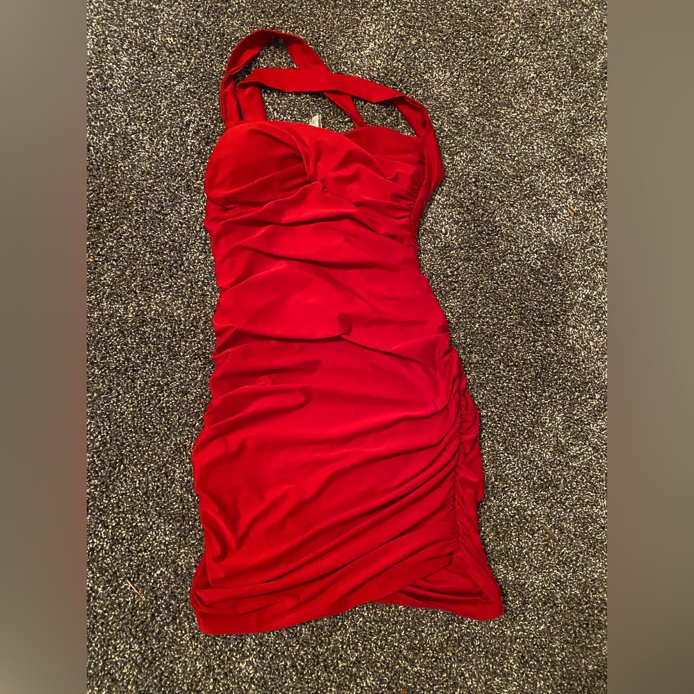 Sexy red mini dress❤️. Perfect fit. Size Xs